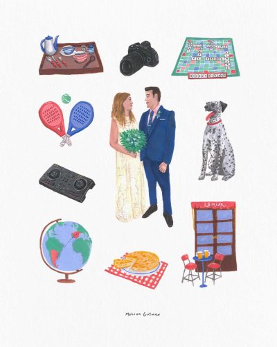 Personario – Custom-made  – Large [A3, 30×42 cm, 12×16″]