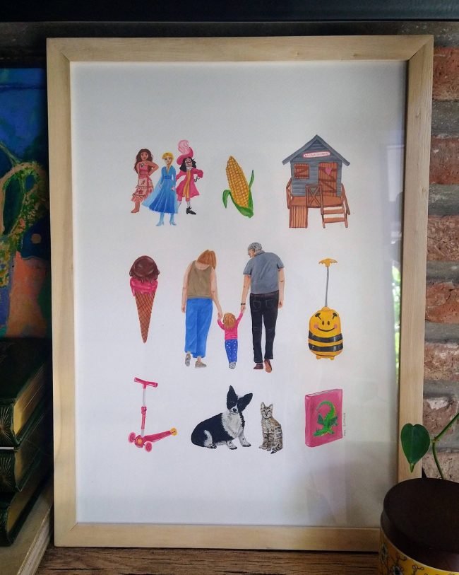 Personario – Custom-made  – Large [A3, 30×42 cm, 12×16″] - Image 3